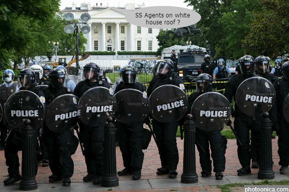 US Park police during DC Riots