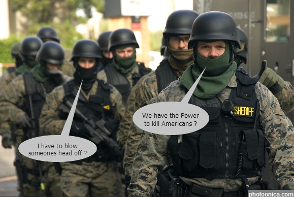 War  in America with our Police force killing Americans ?