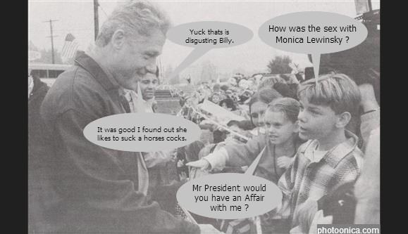 President Bill Clinton in Roy, Washington  September of 1996