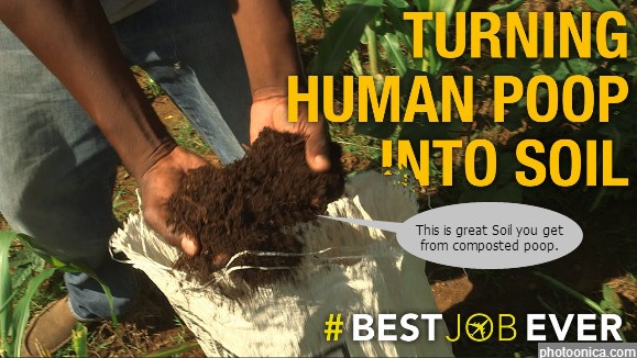 Humanure Composted Human Poop.